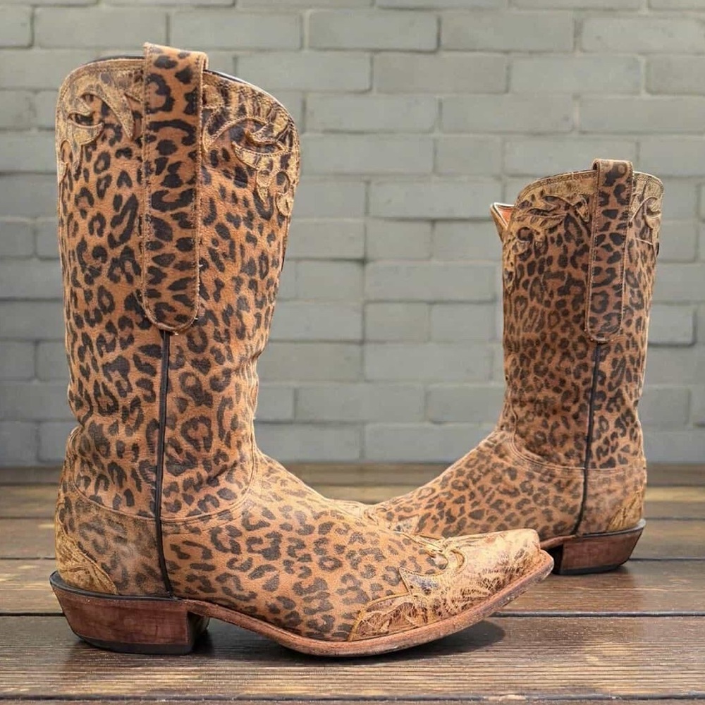 1883 by Lucchese • Leopard Print Boots • Women’s 11 B Vintage Cowboy Boots